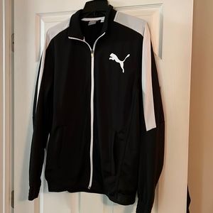 Puma mens zip up jacket size large